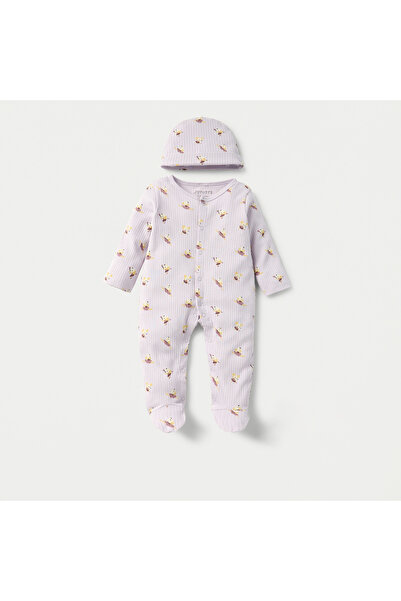 Juniors طقم نوم وقبعة بطبعة فأر كاملة