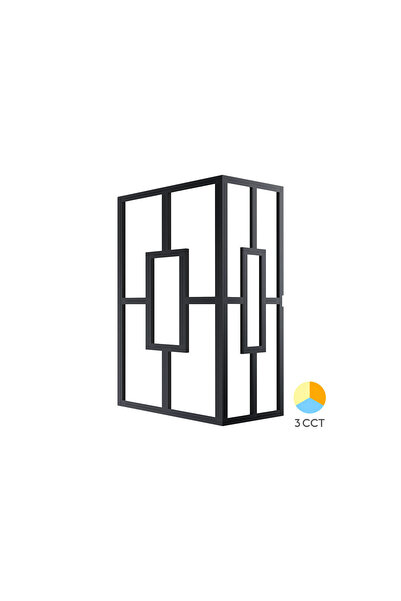 Braytron Corp LED pentru perete - 20W - 3IN1 - IP44 - Patrat