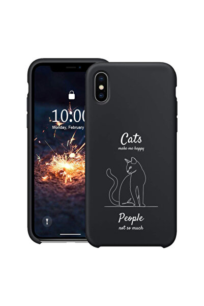bestcase ® Carcasă subțire din silicon pentru Apple iPhone XS / iPhone X, Pis...