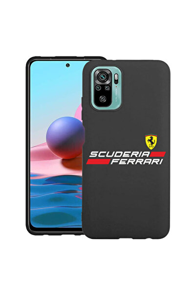 bestcase ® Husă subțire din silicon pentru Xiaomi Redmi Note 10 Pro, Ferrari ...