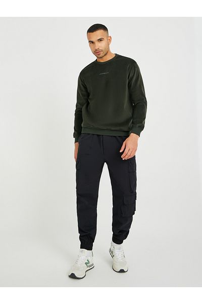 Fort Collins By Styli Slogan Print Round Neck Sweatshirt