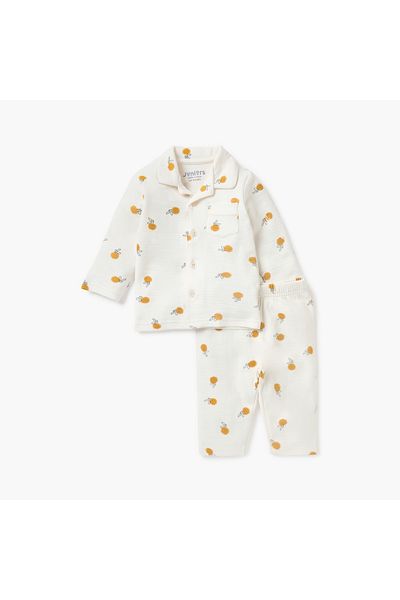 Juniors Graphic Print Shirt and Pyjama Set