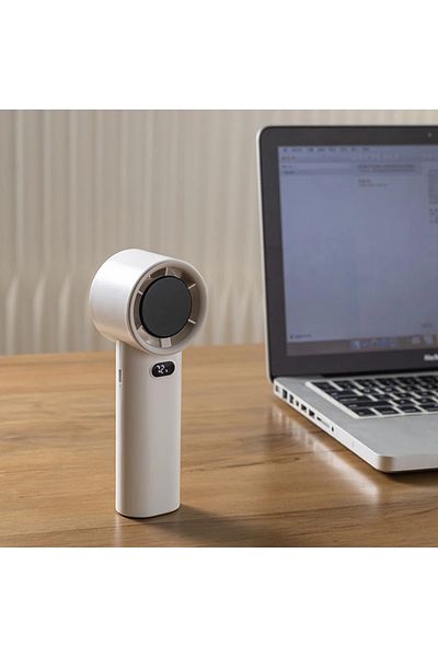 Techsuit Portable Fan, 4000mAh - (K38) - White