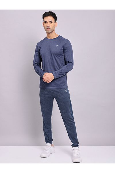 Technosport By Styli Men Plain Slim Fit Track Pants with Techno Dry