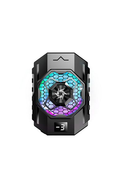 Techsuit Phone Fan, Display - (SL31) - Black