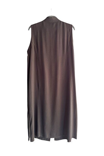FATMA DANIŞMAN Long Vest with Large Size