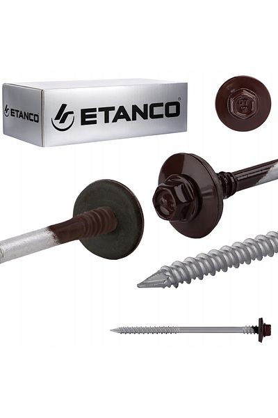 Etanco Wkręty GTRW SP A19 6,4/7,0x140mm RAL 8017
