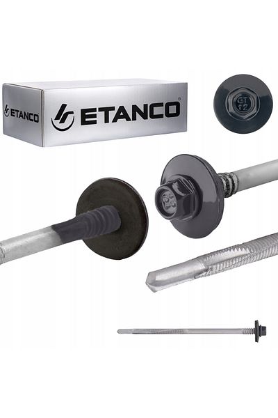 Etanco Wkręty GTR12 SP A19 5,5/6,3x130mm RAL 7016