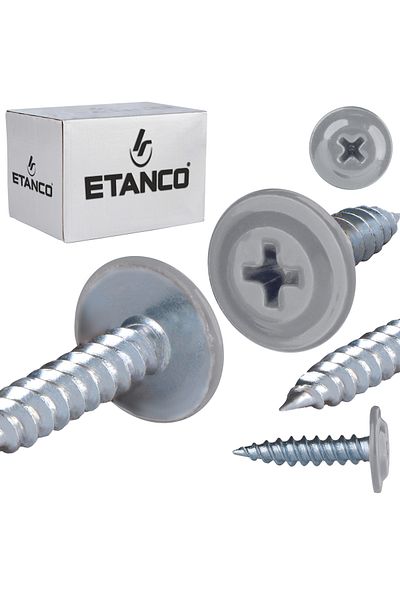 Etanco Łączniki montażowe GM-S 4,2x19mm RAL 9006
