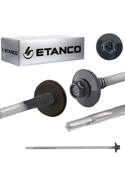 Etanco Wkręty GTR12 SP A19 5,5/6,3x185mm RAL 7016