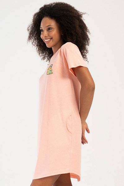 VİENETTA Cotton Women's Short Sleeve Nightgown, 407074