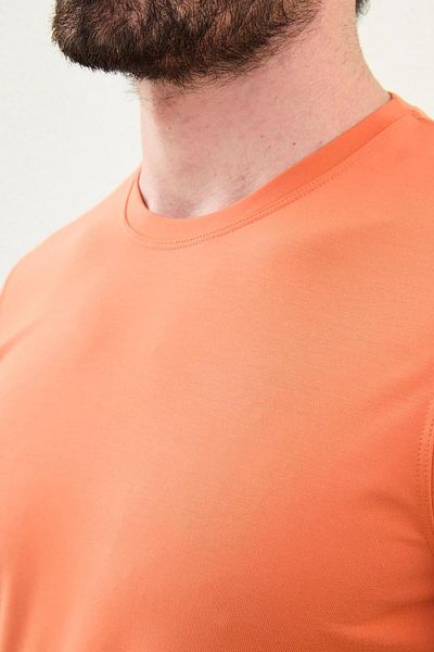 Mcr Ανδρικό μπλουζάκι Basic με λεπτή εφαρμογή Crew Neck 36863