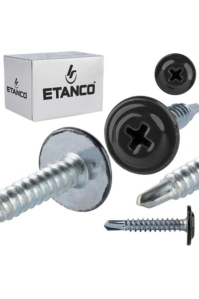 Etanco Łączniki montażowe GM-B 4,2x25mm RAL 9005