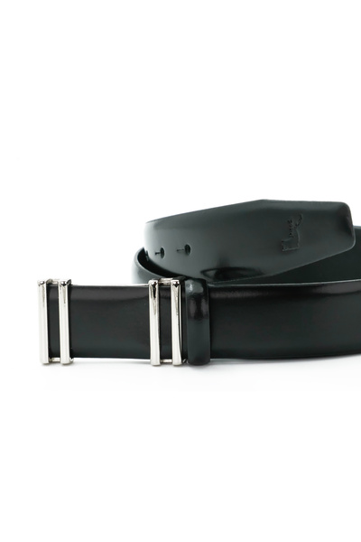 Tuna Nappa Genuine Leather 3.50 cm Pin Buckle Classic Men's Belt - Kmr101