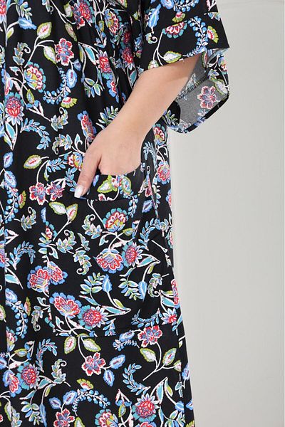 mervemoda Women's Plus Size Woven Dress