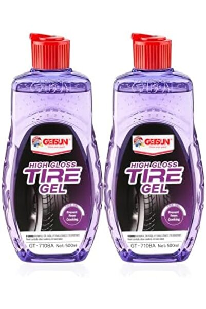 GETSUN مجموعة العناية بالسيارة - عبوة من 4 قطع تحتوي على شامبو للسيارة، جل للإطارات، ومنظف مكيف الهواء للتنظيف واللمعان