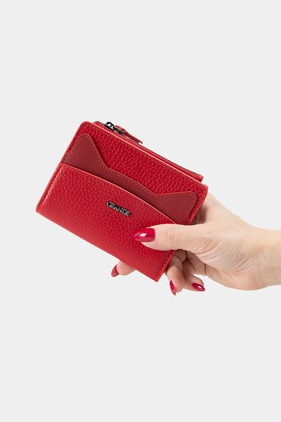 Grande 2828 Cat Ear Patterned Women's Wallet Flother Red