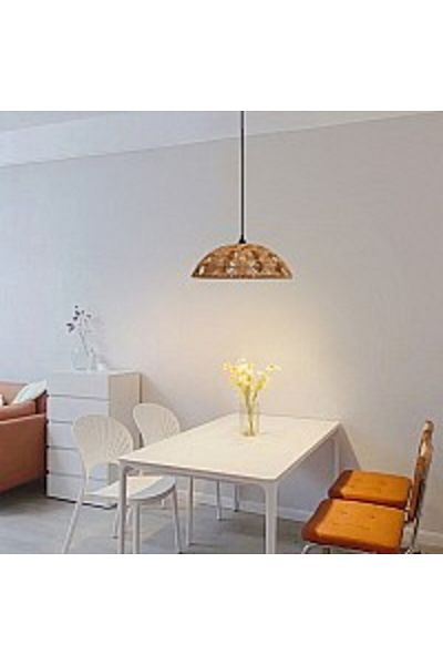 Hummer Modern Brown Pendant Light E27*1 - 240mm Diameter