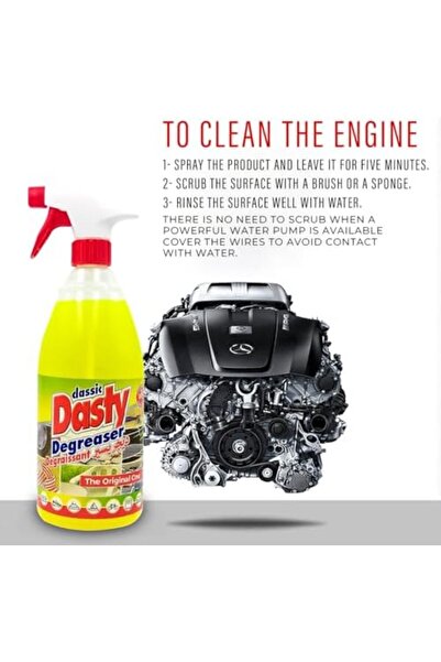 Dasty Combo Offer – 3pcs Classic Degreaser 1l Multi-purpose Cleaner For Car, Home & Kitchen