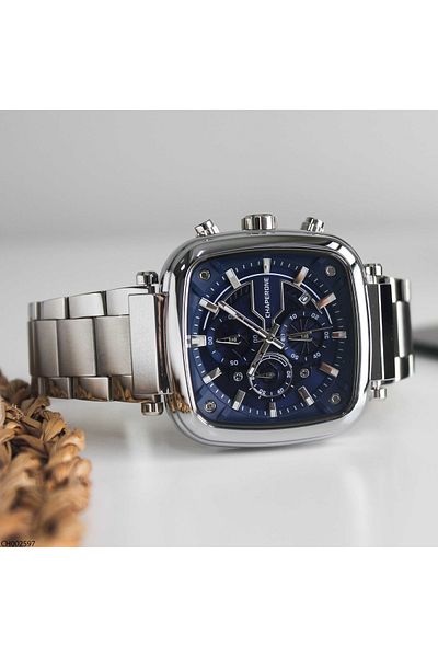 Chaperone Ch002597 Men's Wrist Watch with Steel Band