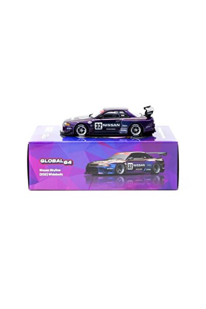 Tarmac Works 1/64 Nissan Skyline (R32) Widebody Midnight Purple - Designed by...