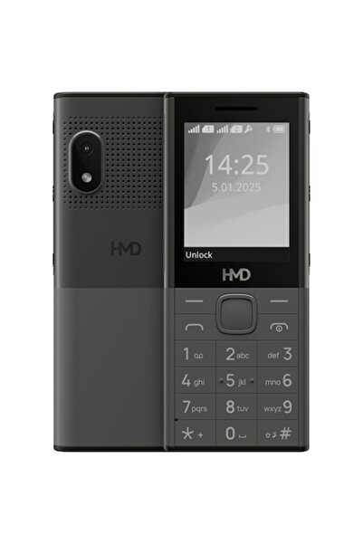 Hmd Telefon mobil 150 Music, Dual SIM, baterie de 2500 mAh, gri închis