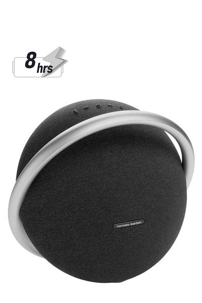 Harman Kardon مكبر صوت ستيريو محمول بتقنية البلوتوث من أونيكس ستوديو 8، أسود