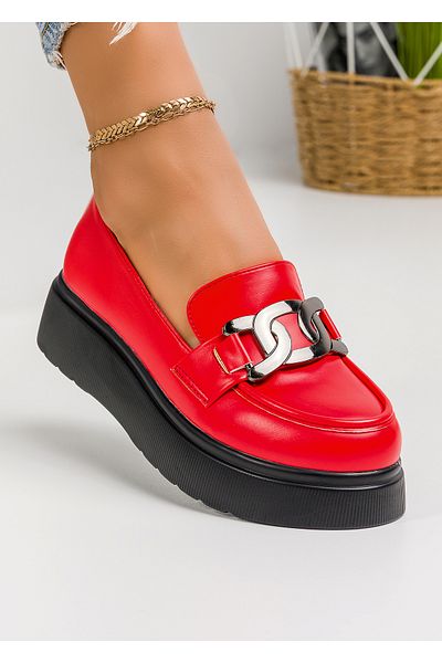 starlike Women's red casual shoes A162
