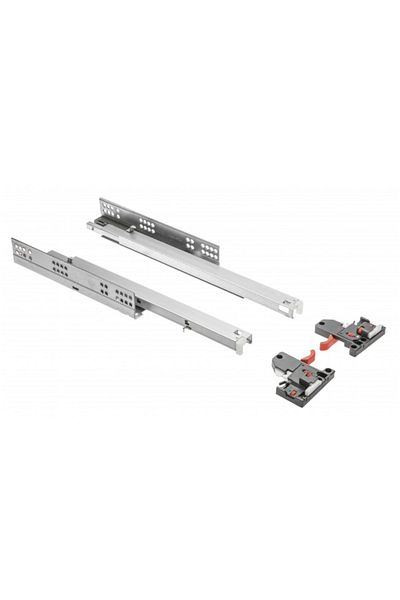 Adsinio Glisiere GTV, 450 mm, montare sub sertar, extensie completă, pentru placă de 18 mm, galvanizate