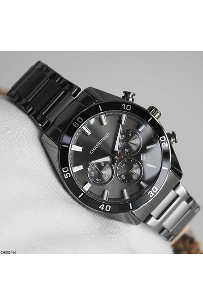 Chaperone Ch002466 Men's Wrist Watch with Steel Band