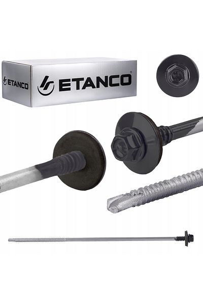 Etanco Wkręty GTR6 SP A19 5,5/6,3x230mm RAL 7016