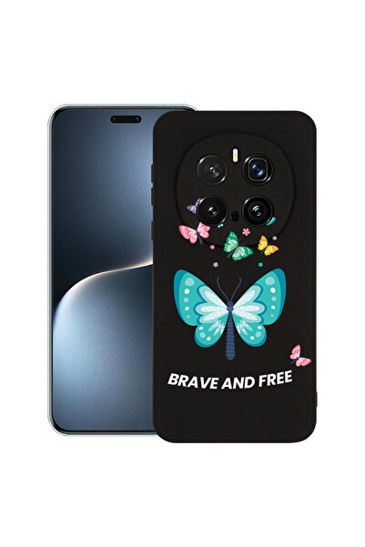 bestcase Husă premium din silicon pentru Honor Magic7 Pro, Fluturi, 1926316 P...