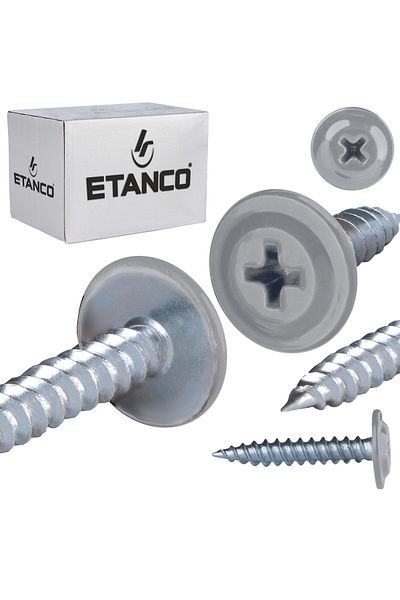 Etanco Łączniki montażowe GM-S 4,2x25mm RAL 9006
