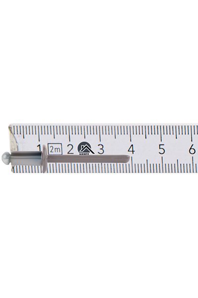 Etanco Nity otwarte aluminiowe 4,8x10mm RAL 9007