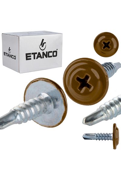 Etanco Łączniki montażowe GM-B 4,2x16mm RAL 8003