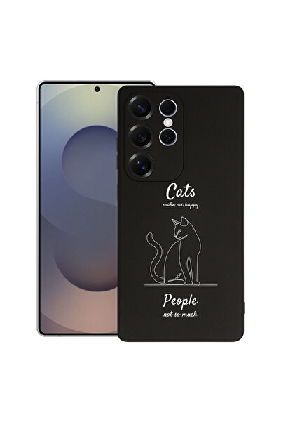 bestcase ® Husă premium din silicon pentru Samsung Galaxy S25 Ultra, Pisicile...