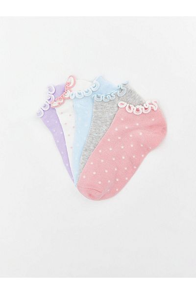 LC Waikiki New Season Girls' Booties Socks 5-Piece - S53298Z4