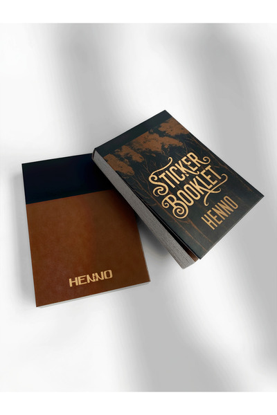 Henno Orman Ve Hayvan Temalı Sticker Kitapçığı Sticker Defter – Bullet Journa...
