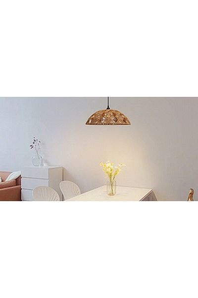 Hummer Modern Brown Pendant Light E27*1 - 240mm Diameter