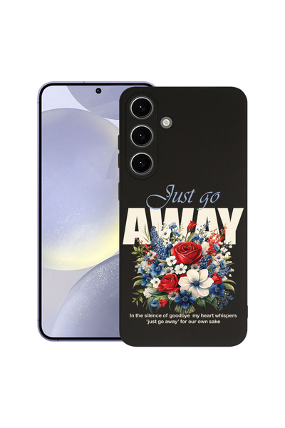 bestcase Husă premium din silicon pentru Samsung Galaxy S24, Just Go Away, 17...