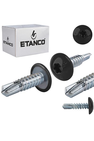 Inna marka Wkręty samow. GT3 PH 4,8x19mm RAL 9005