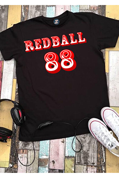 RYO FASHİON DEČJA MAJICA SA KRATKIM RUKAVIMA S CRNIM ŠARAČEM I TISKOM REDBALL...