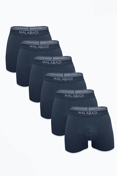 Malabadi Men's Smoked 6-Piece Premium Collection Modal Boxer 6m252
