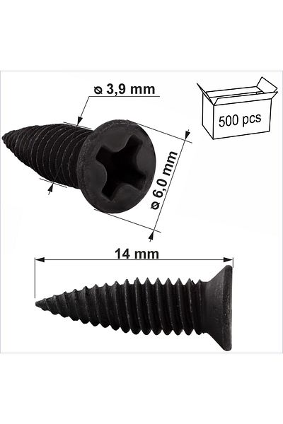 Etanco Wkręty do profili CD i blach stal. SSP 3,9x14mm