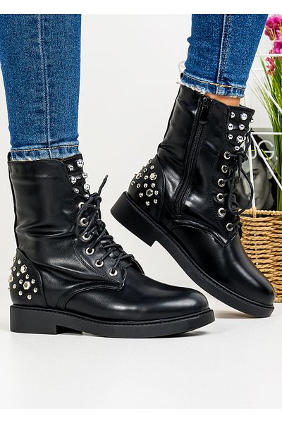 starlike Women's black ankle boots A102