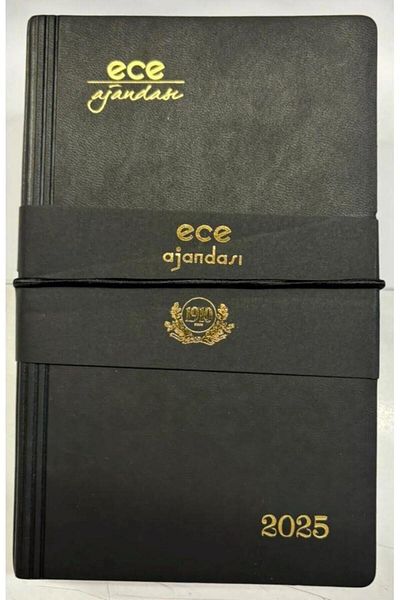 Ece Нов дневник Akçay с черни райета 12x18 2025