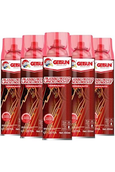 GETSUN Undercoating Spray For Rust Protection, 650 ml - 5 Pcs