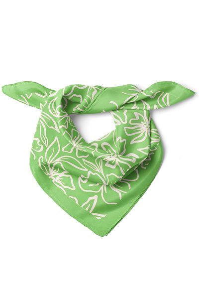 nehir eşarp Flower Pattern Scarf Bandana 50X50 cm