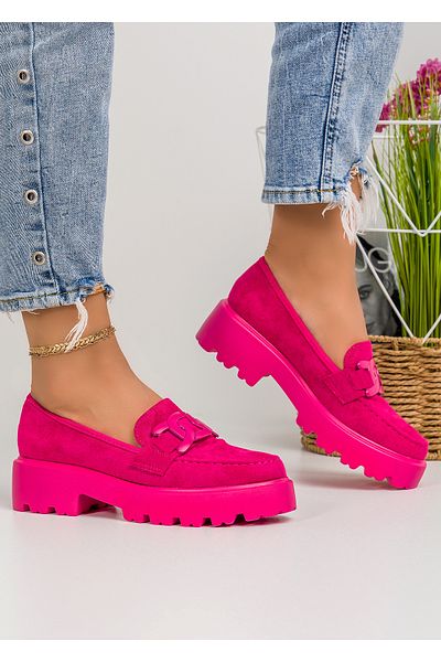 starlike Pantofi casual dama fucsia A161