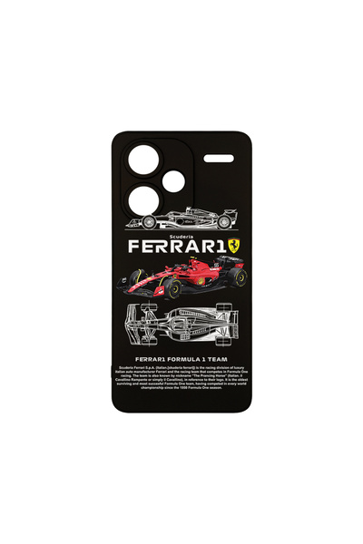 bestcase ® Премиум силиконов калъф за Xiaomi Note 13 Pro Plus 5G, Ferrari Scu...